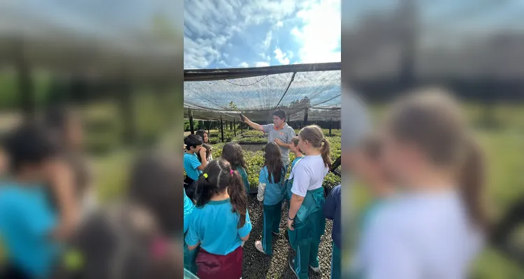 Confira as fotos da visita dos educandos.