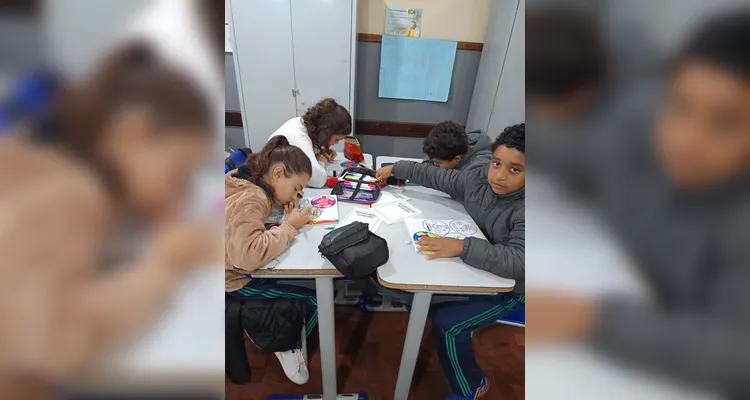 Engajamento tomou conta dos educandos na temática ambiental.