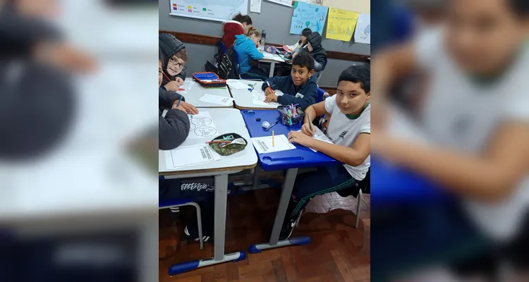 Engajamento tomou conta dos educandos na temática ambiental.