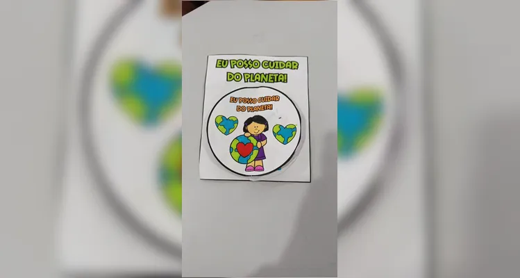 Engajamento tomou conta dos educandos na temática ambiental.