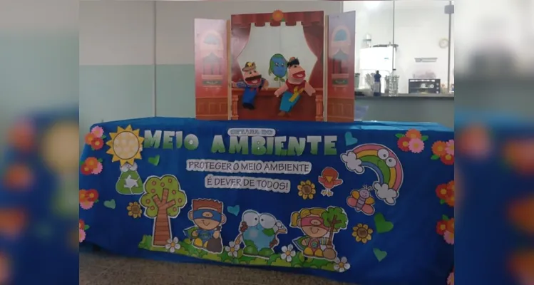 Trabalho teve protagonismo dos estudantes.
