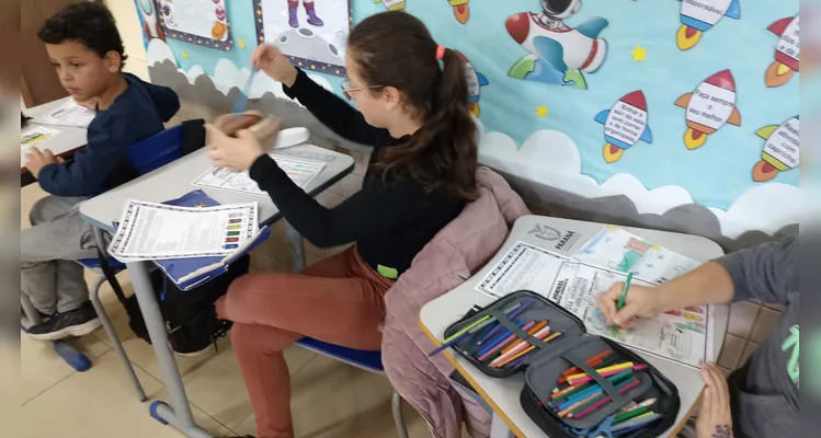 Confira os registros do amplo e diversificado trabalho ambiental em sala de aula.