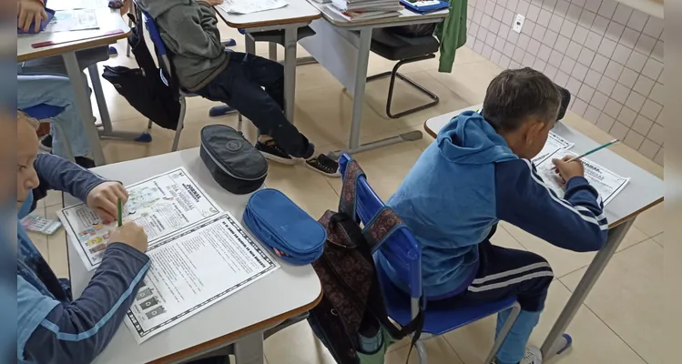 Confira os registros do amplo e diversificado trabalho ambiental em sala de aula.