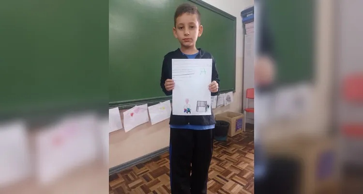 Confira como ficaram as produções dos educandos.