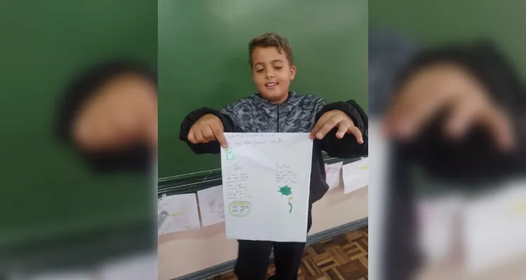 Confira como ficaram as produções dos educandos.