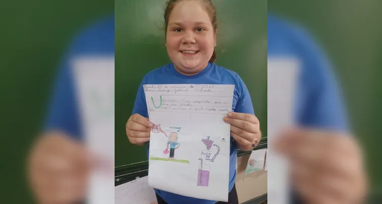 Confira como ficaram as produções dos educandos.