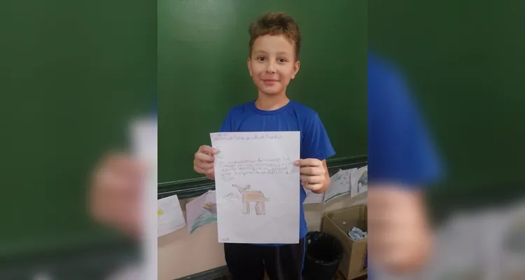 Confira como ficaram as produções dos educandos.