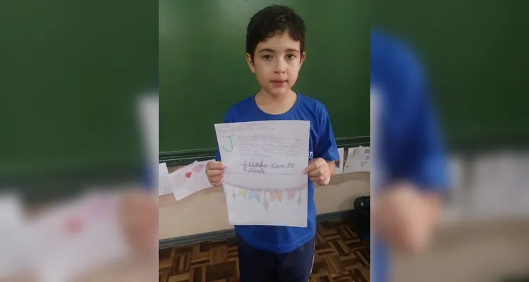 Confira como ficaram as produções dos educandos.