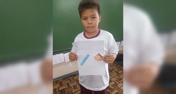 Confira como ficaram as produções dos educandos.