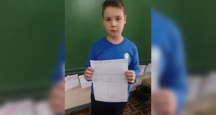 Confira como ficaram as produções dos educandos.