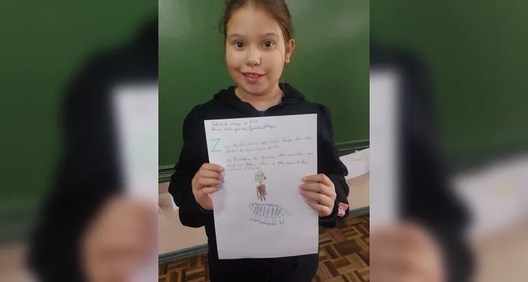 Confira como ficaram as produções dos educandos.