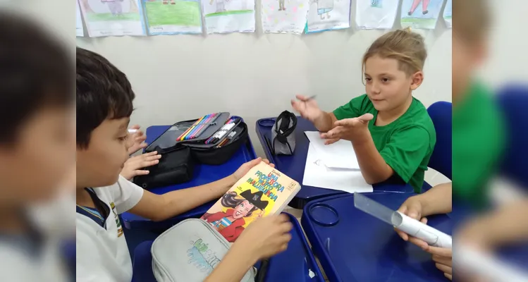 Confira a série de registros do amplo trabalho em sala de aula.