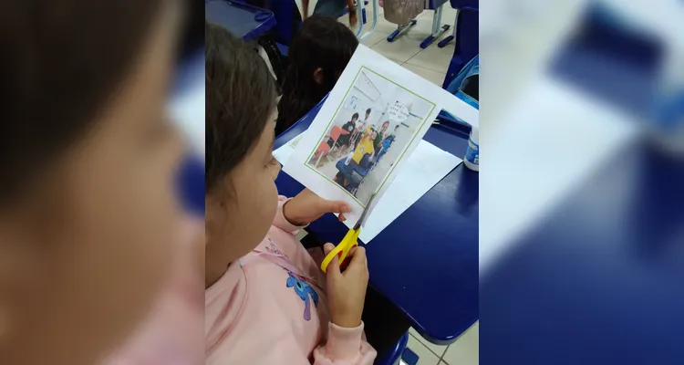 Confira a série de registros do amplo trabalho em sala de aula.