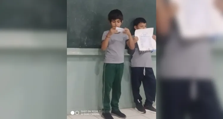 Veja os registros do trabalho literário em sala de aula.