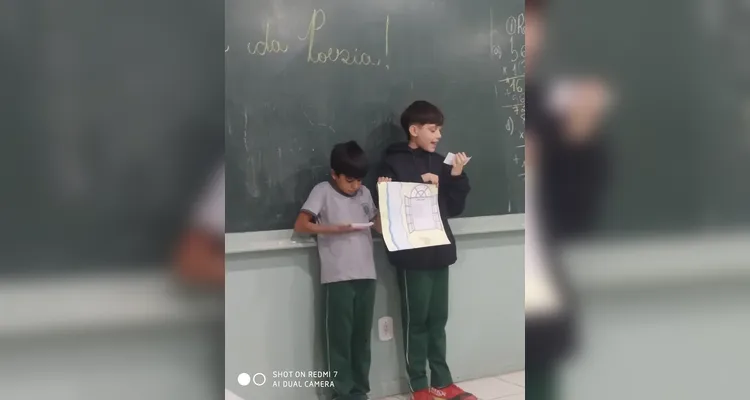 Veja os registros do trabalho literário em sala de aula.