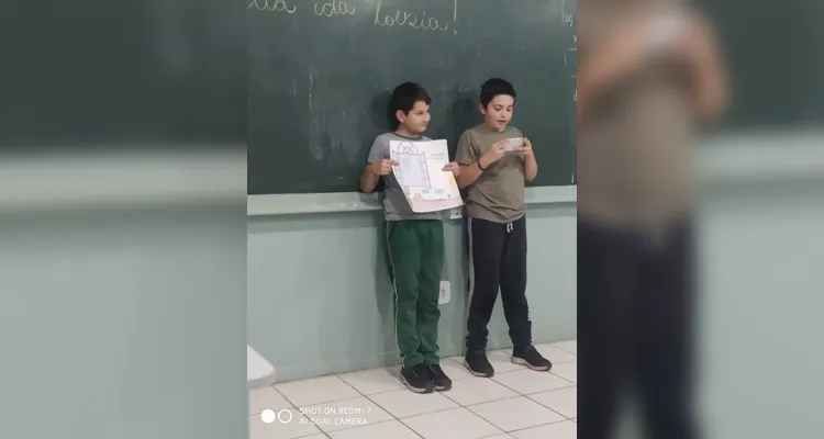 Veja os registros do trabalho literário em sala de aula.