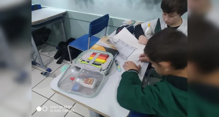 Veja os registros do trabalho literário em sala de aula.