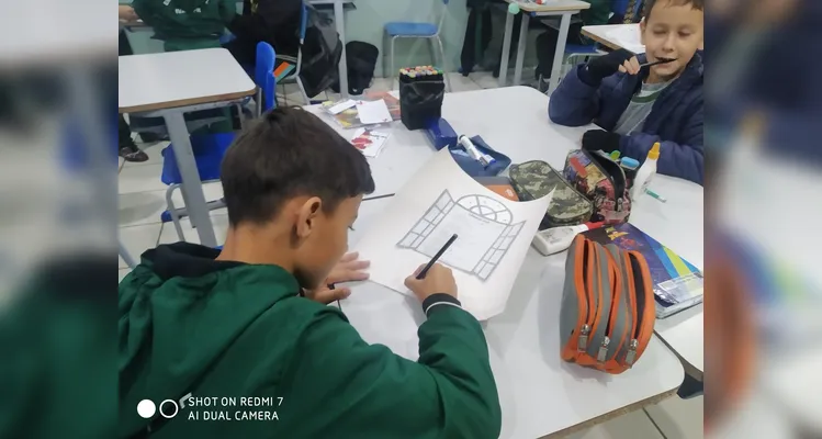 Veja os registros do trabalho literário em sala de aula.