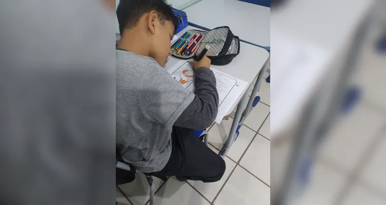 Veja os registros do trabalho literário em sala de aula.