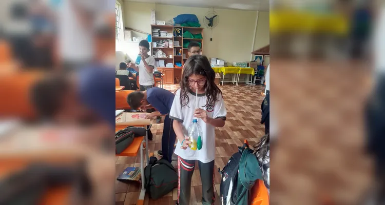 Confira os registros do trabalho em sala de aula.