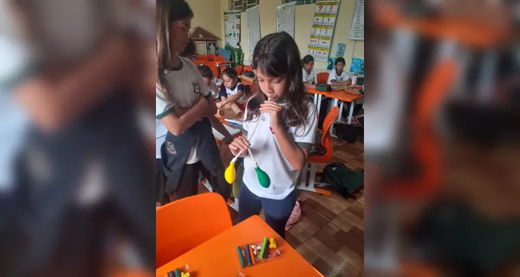 Confira os registros do trabalho em sala de aula.