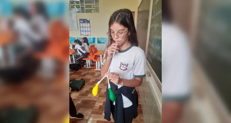 Confira os registros do trabalho em sala de aula.