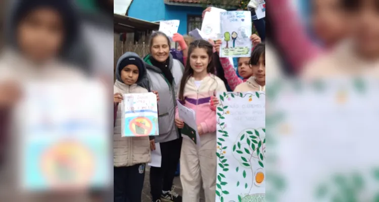 Confira os registros da ampla ação dos educandos em sala e pela sua comunidade.