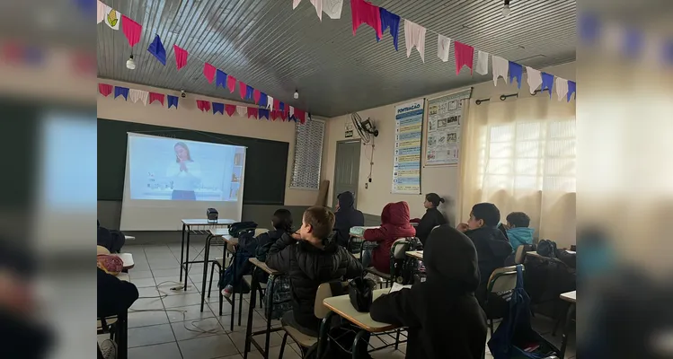 Educandos puderam explorar tópicos importantes da temática.
