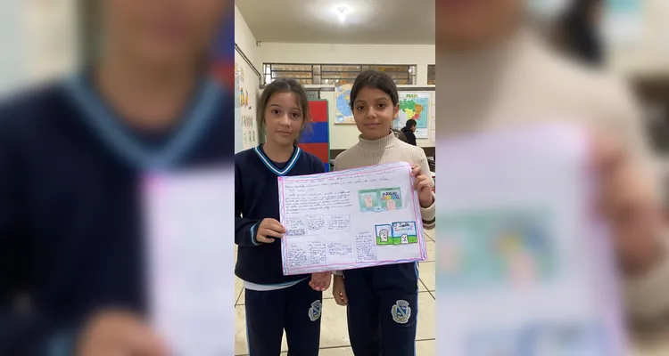 Confira os registros do trabalho em sala de aula.