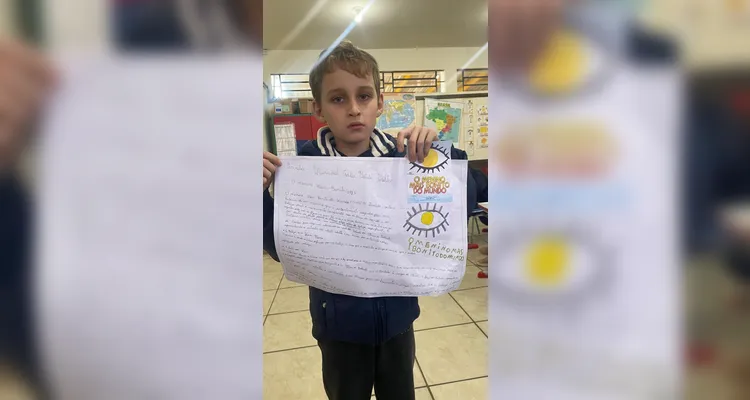 Confira os registros do trabalho em sala de aula.