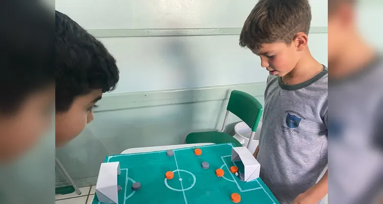 Veja os registros da ação sustentável em sala de aula.