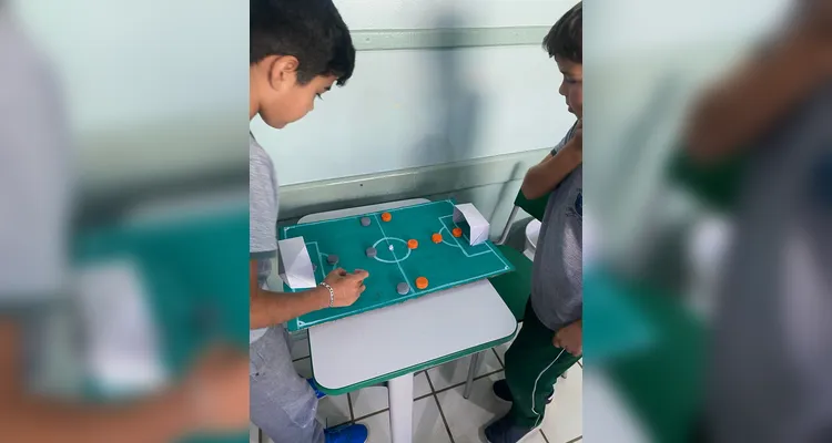Veja os registros da ação sustentável em sala de aula.