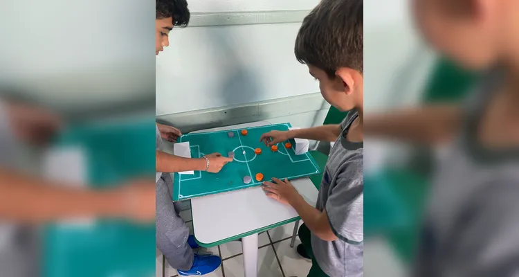 Veja os registros da ação sustentável em sala de aula.