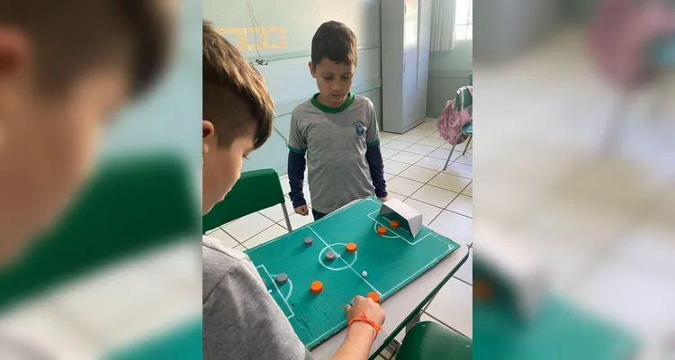 Veja os registros da ação sustentável em sala de aula.
