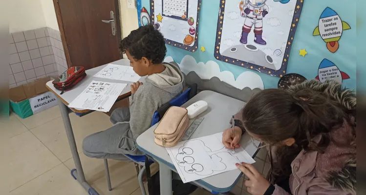 Confira as fotos do diversificado e amplo trabalho em sala de aula.
