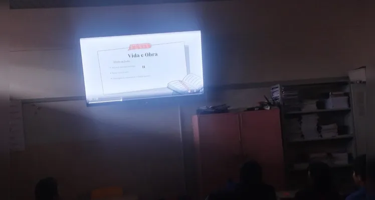 Educandos puderam conhecer mais da importância do autor na literatura nacional.