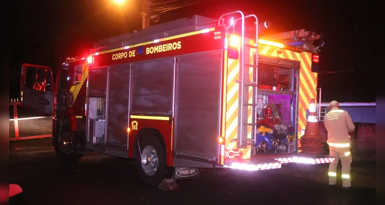 Corpo de Bombeiros foi mobilizado.