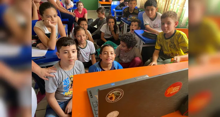 Tecnologia foi indispensável nos momentos dentro e fora da sala de aula.