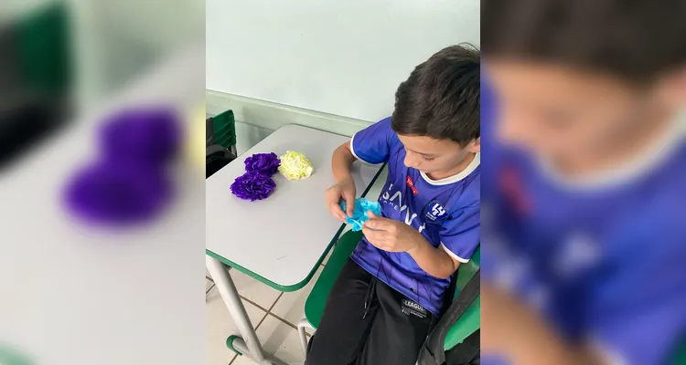 Veja os registros do trabalho dos alunos em sala de aula.