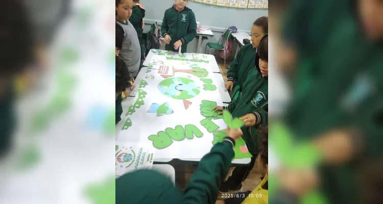 Alunos foram protagonista do amplo trabalho em sala de aula.