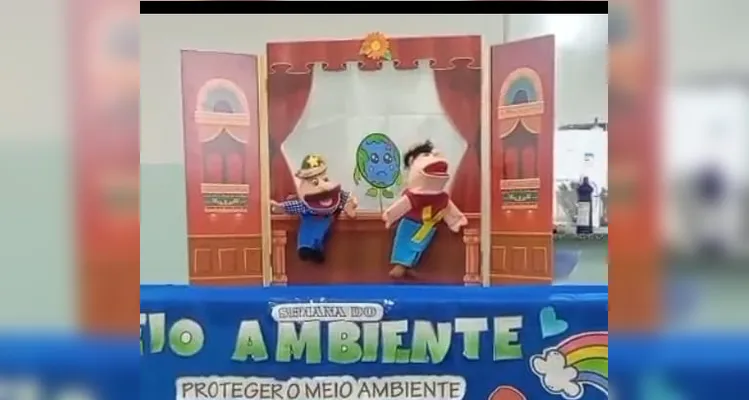 Trabalho teve protagonismo dos estudantes.