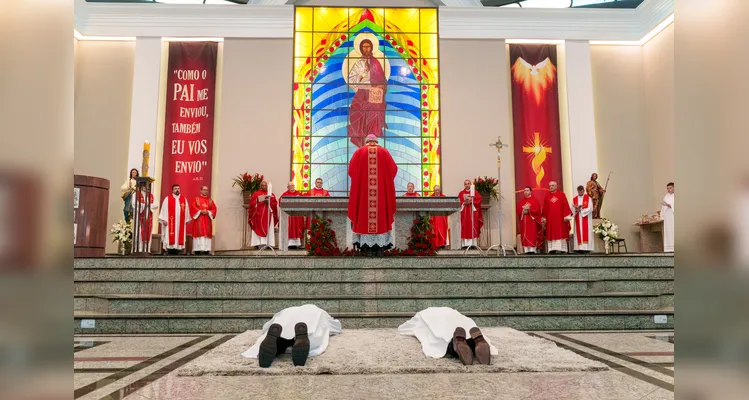 Diocese de PG celebra ordenação diaconal em festa de Pentecostes