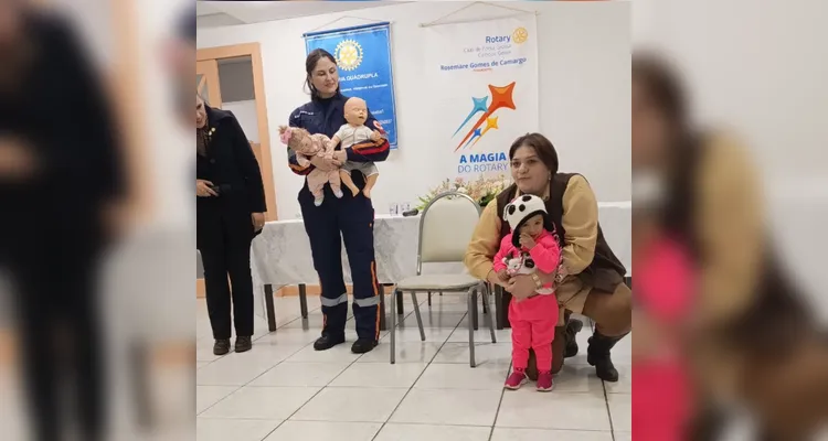 Projeto Magnólias promove workshop de desobstrução de engasgamento