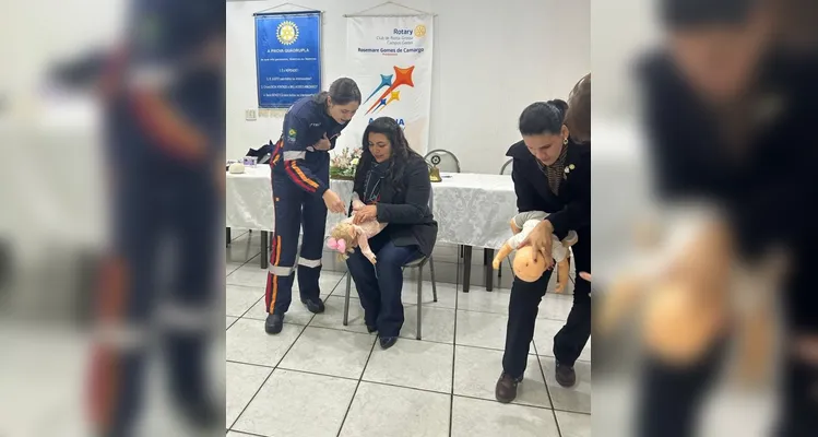 Projeto Magnólias promove workshop de desobstrução de engasgamento