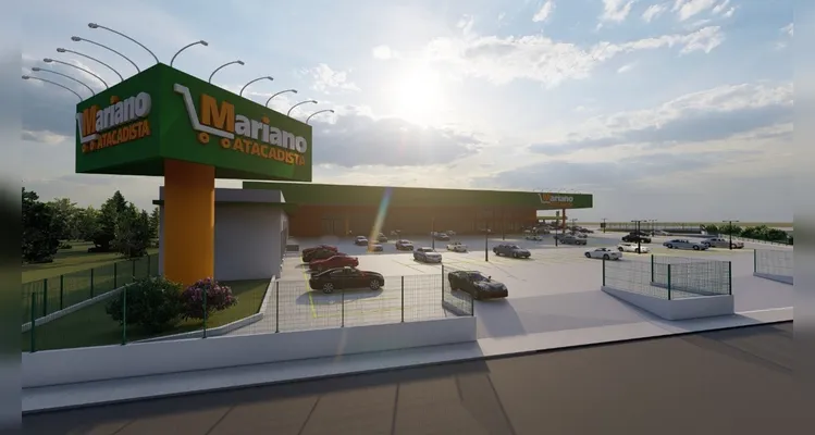 Estrutura trará moderno centro comercial.