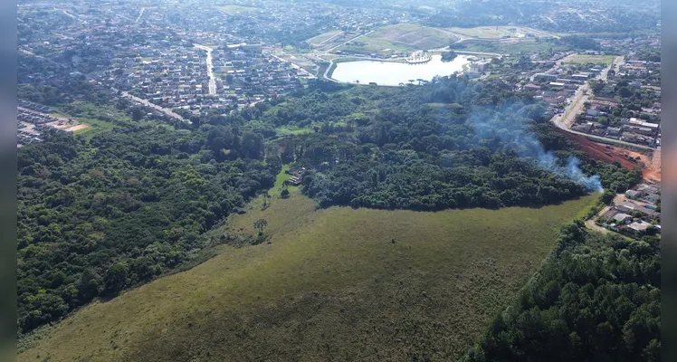 Imagens aéreas captadas pelo AeroRede mostram o local onde se instalará o ICT Unilivre -
