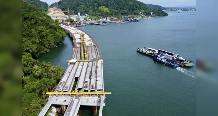 A ponte chegou a chega a 55,7%