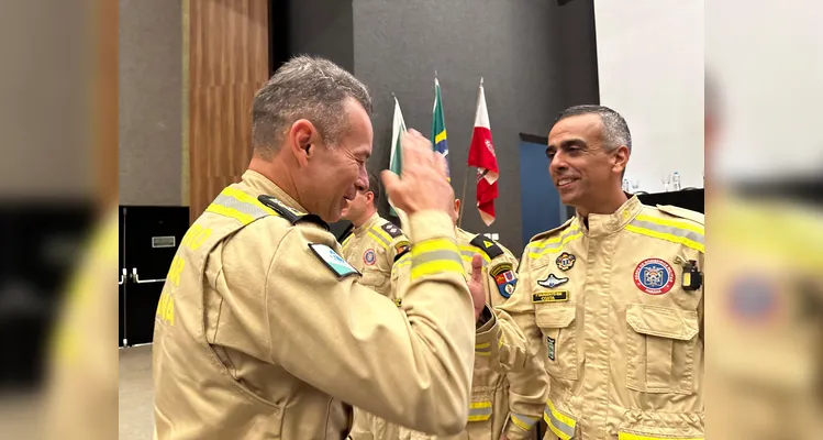 Coronel Carlos Alberto é empossado comandante do 5º CRBM em PG