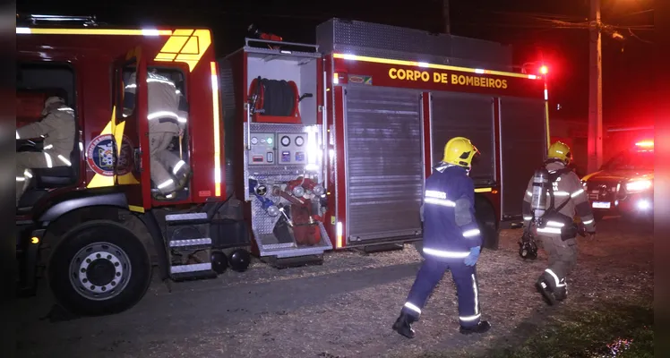 Máquina de lavar roupa ocasiona princípio de incêndio em PG