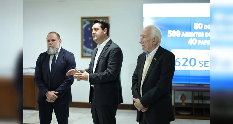 Ratinho Jr. anuncia contratação de 620 policiais para a Polícia Civil